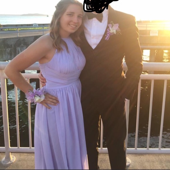 Long Lavender Dress - Picture 3 of 4